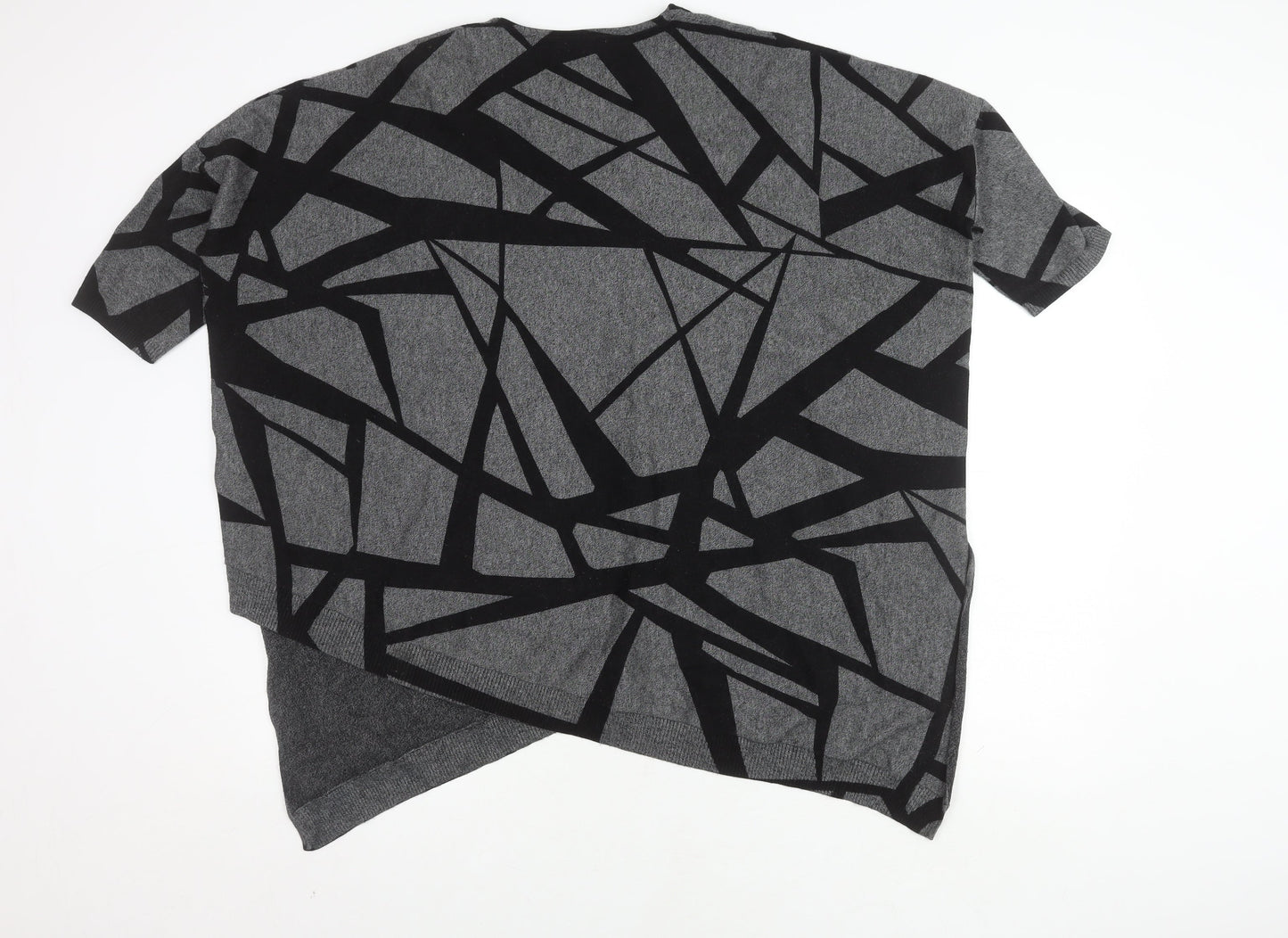 Womens UK Size M Phase Eight Black Poncho Jumper