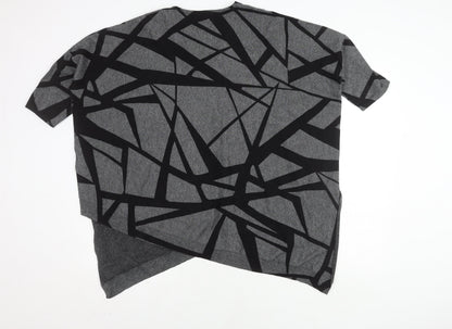 Womens UK Size M Phase Eight Black Poncho Jumper