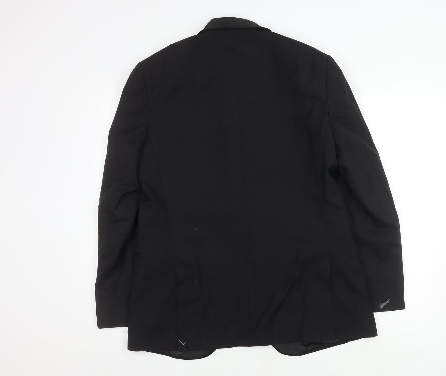 Mens UK Size 40 Marks and Spencer Regular Black Suit Tuxedo