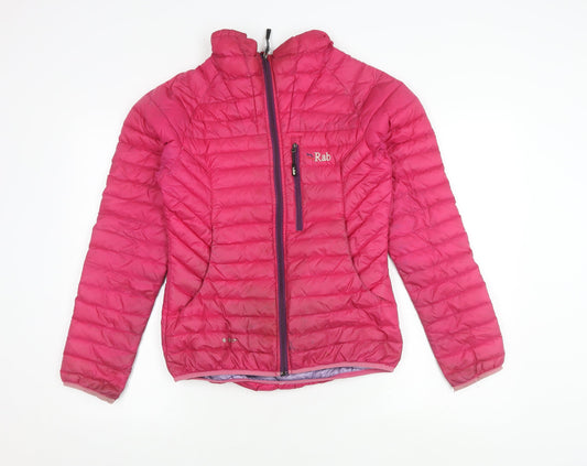 Rab Women's Pink Size 10 Full Zip Down Jacket