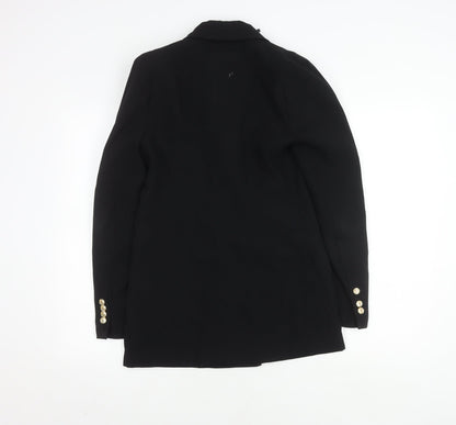 Zara Women's Black XS Double-Breasted Blazer