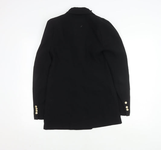 Zara Women's Black XS Double-Breasted Blazer