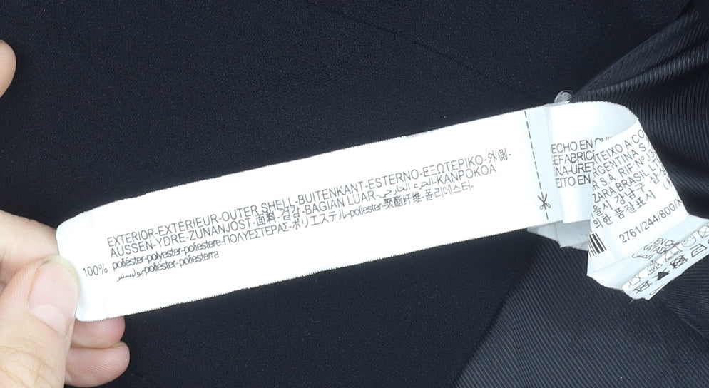 Zara Women's Black XS Double-Breasted Blazer