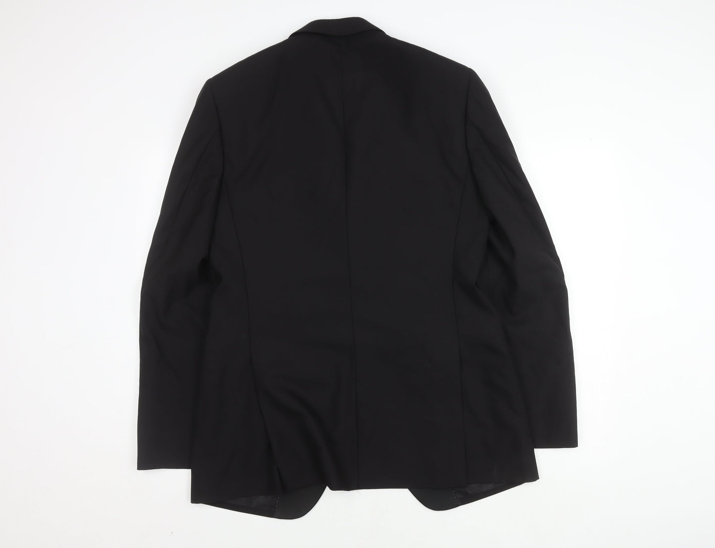 Mens UK Size 40 Marks and Spencer Regular Black Suit Tuxedo