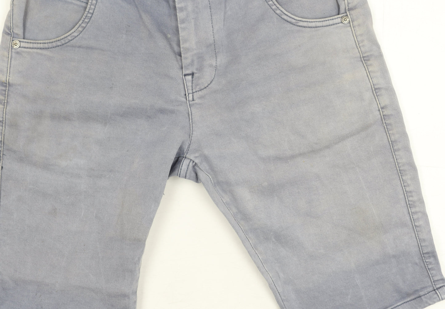 Crosshatch Men's Blue Shorts Size 32 Casual Comfort