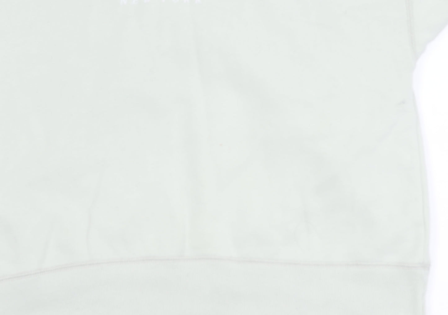 Abercrombie & Fitch Women's White Hoodie S Pullover Logo