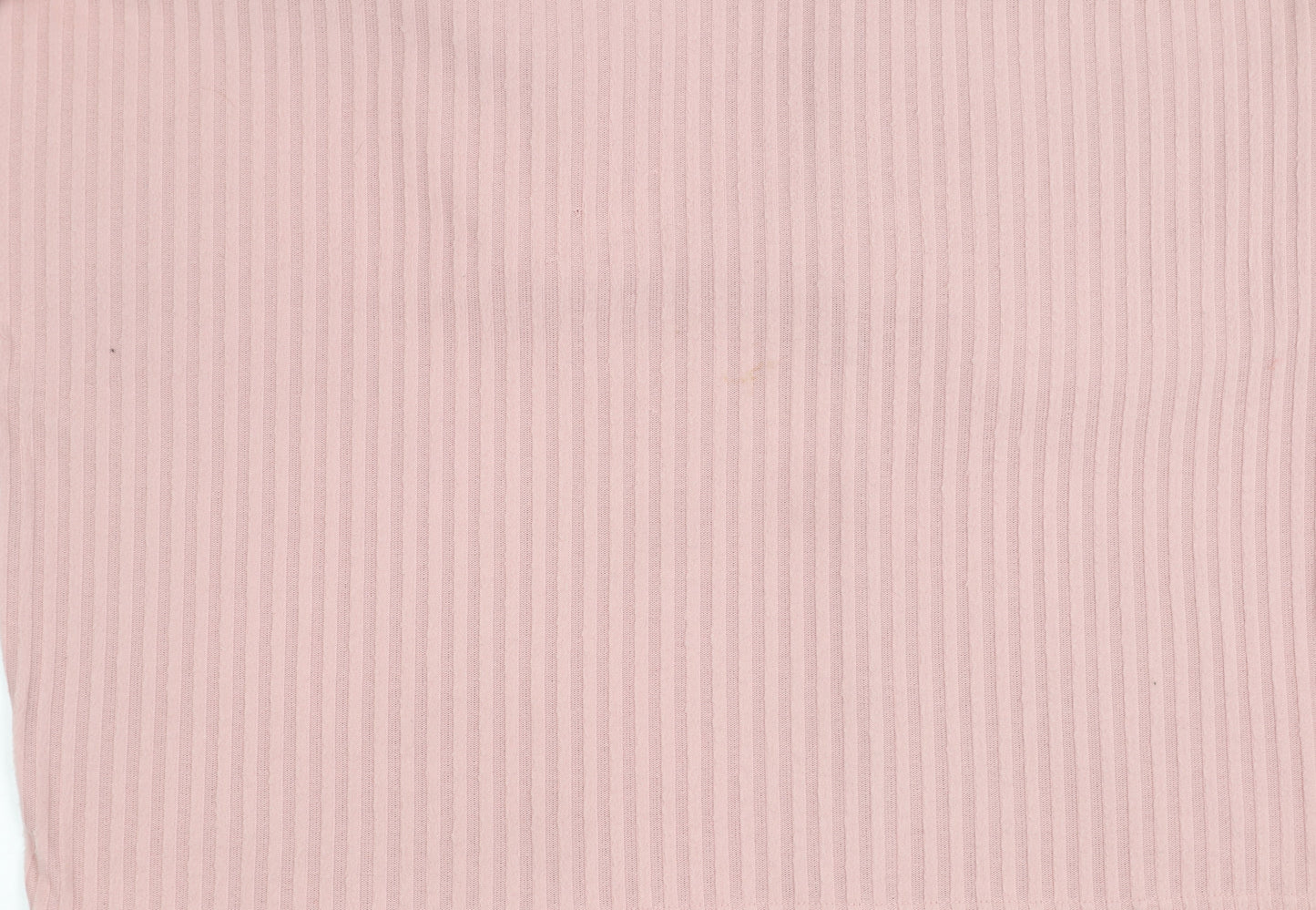 New Look Women's Pink V-Neck Top Size L