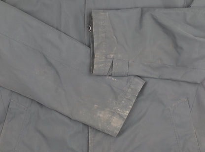 Mens UK Size L Marks and Spencer Blue Overcoat