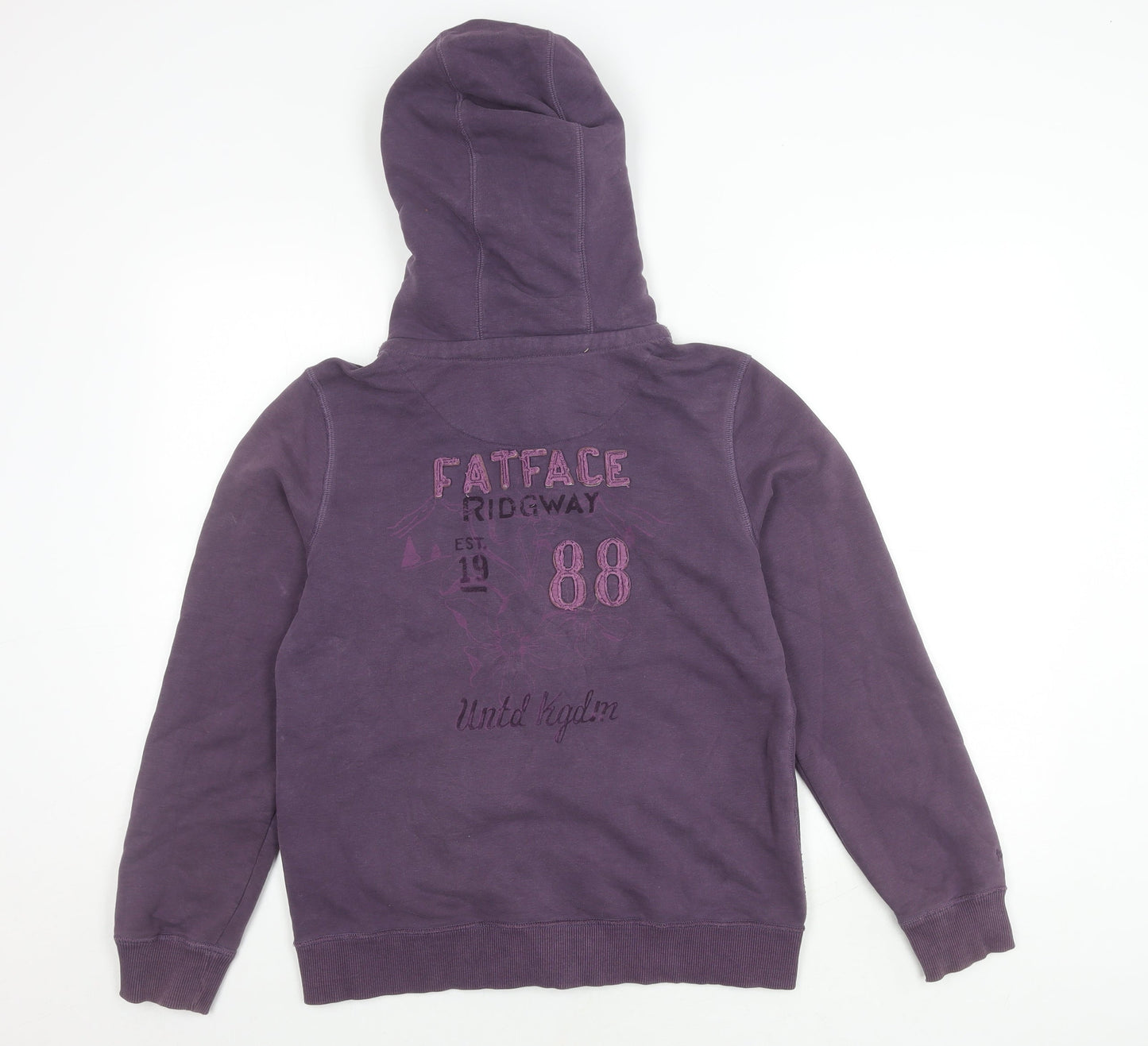 Fat Face Women's Purple Hoodie Jacket Size 14