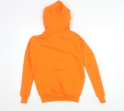 SikSilk Women's Orange Pullover Hoodie Size 4