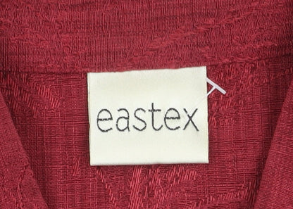 Womens UK Size 10 Eastex Red  Blouse