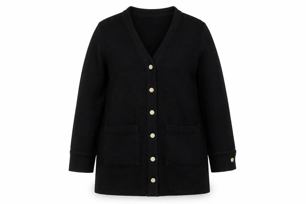 Womens UK Size 2 Zara Black Basic Jacket