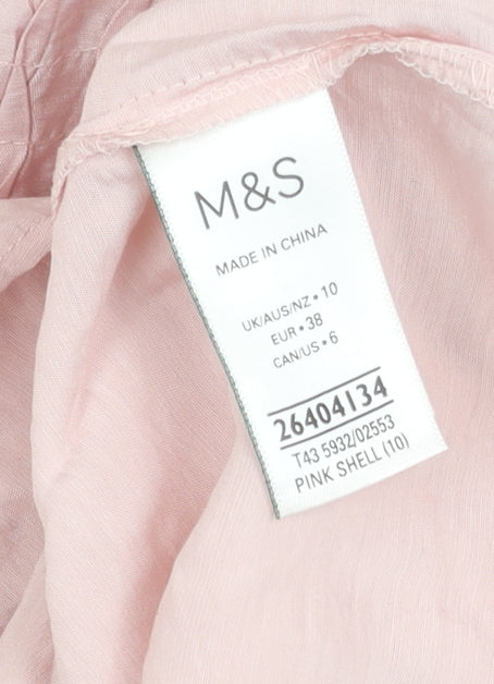 Womens UK Size 10 Marks and Spencer Pink