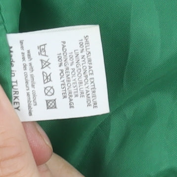 Womens UK Size 10 New Look Green Puffer Jacket