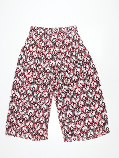 Womens UK Size 10 Marks and Spencer  Cropped Multicoloured Trousers