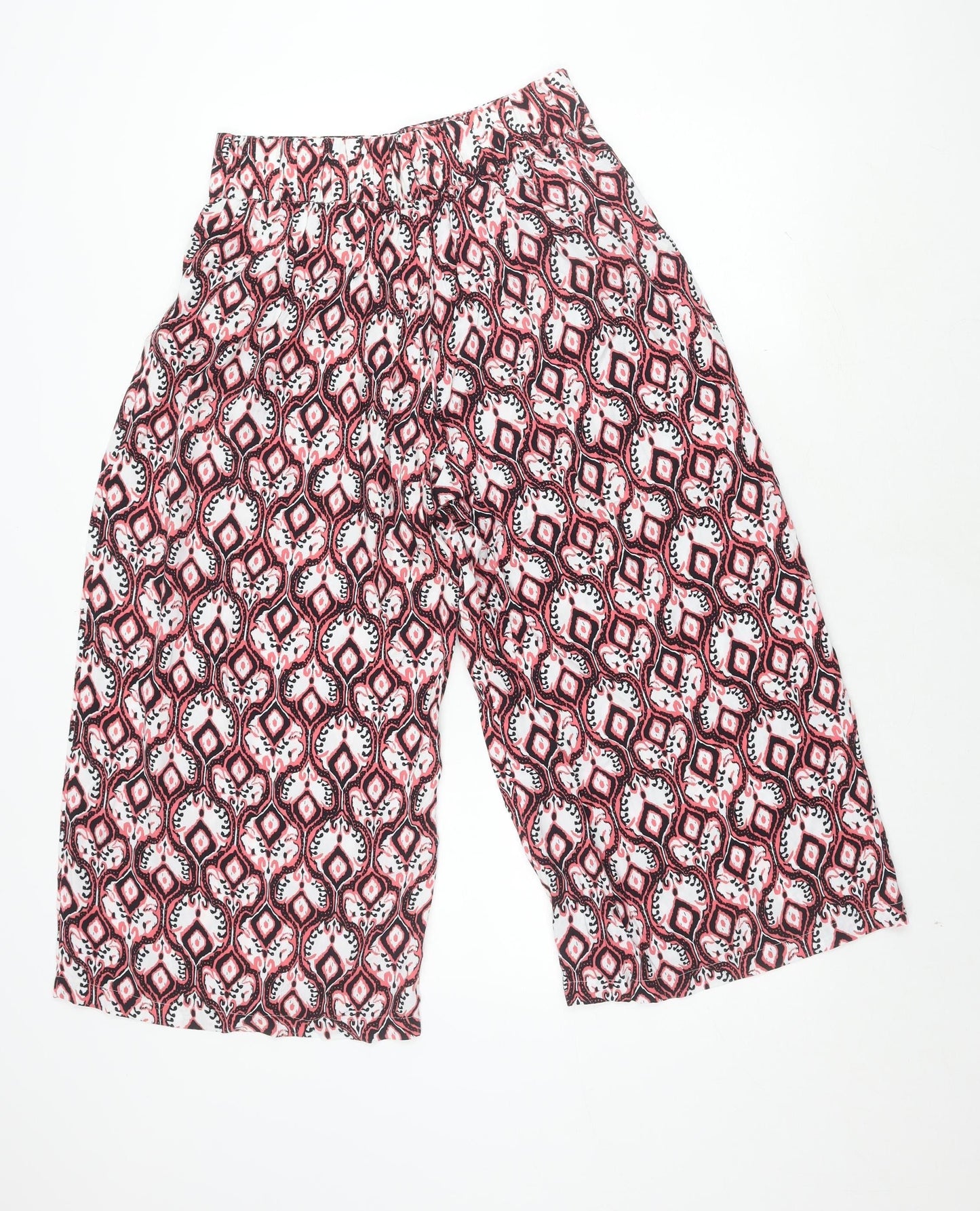 Womens UK Size 10 Marks and Spencer  Cropped Multicoloured Trousers