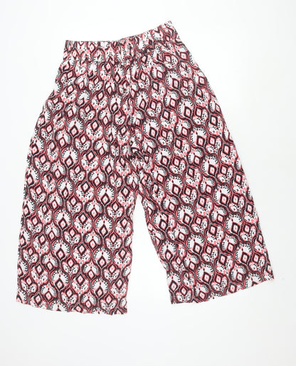 Womens UK Size 10 Marks and Spencer  Cropped Multicoloured Trousers