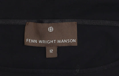 Fenn Wright Manson Women’s Black Long Sleeve Top Size 12