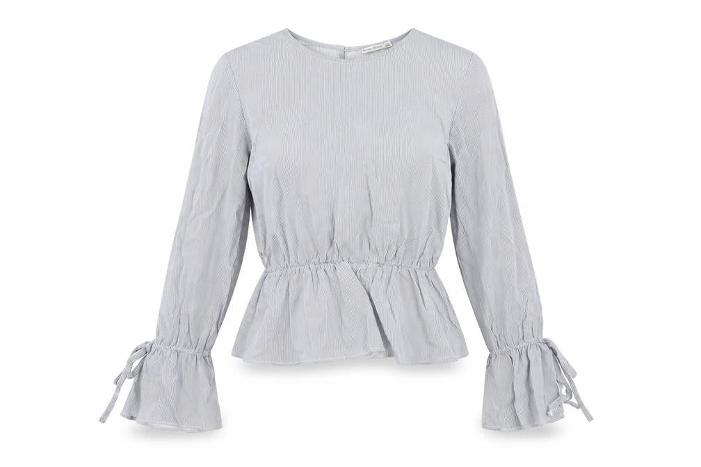 Womens UK Size S Bershka Grey  Blouse