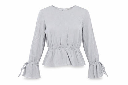 Womens UK Size S Bershka Grey  Blouse