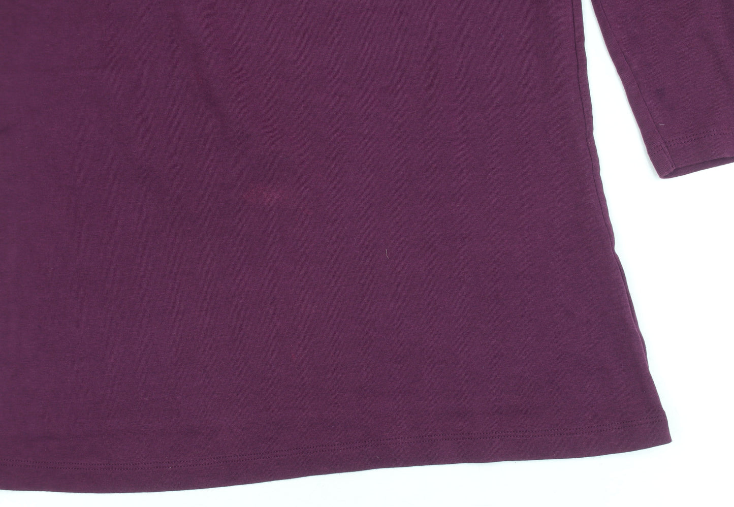 Womens UK Size S Orvis Purple Basic T-Shirt