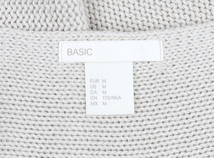 Womens UK Size M H&M Beige Pullover Jumper