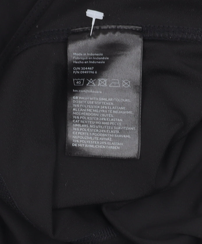 H&M Women's Black Biker Shorts Size 12