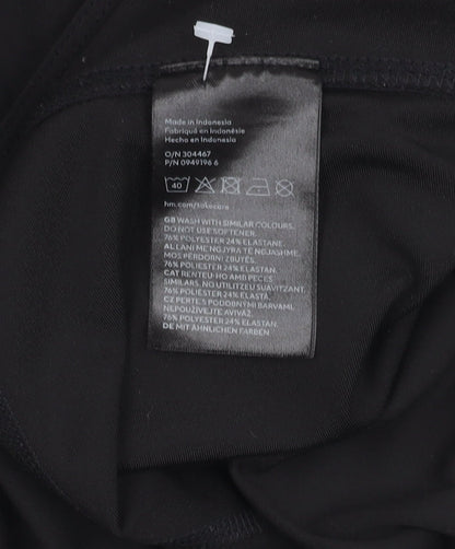 H&M Women's Black Biker Shorts Size 12