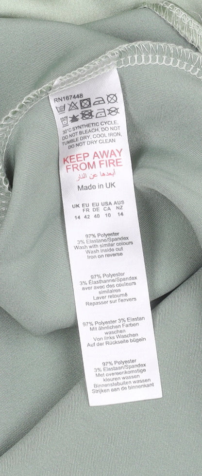 Oasis Women's Green Skirt Size 14