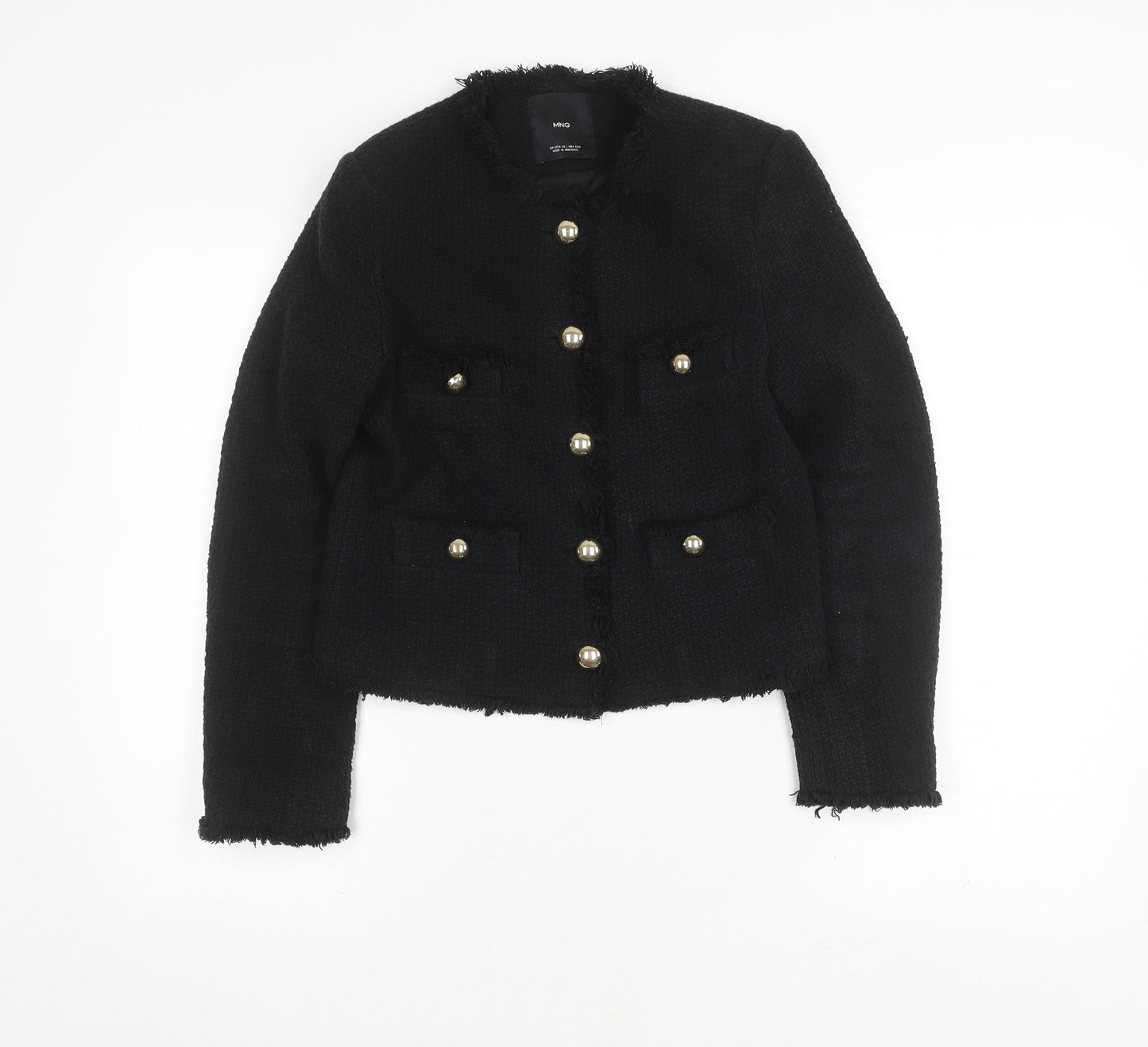 Womens UK Size 10 MNG Regular Black Blazer