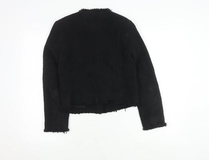 Womens UK Size 10 MNG Regular Black Blazer