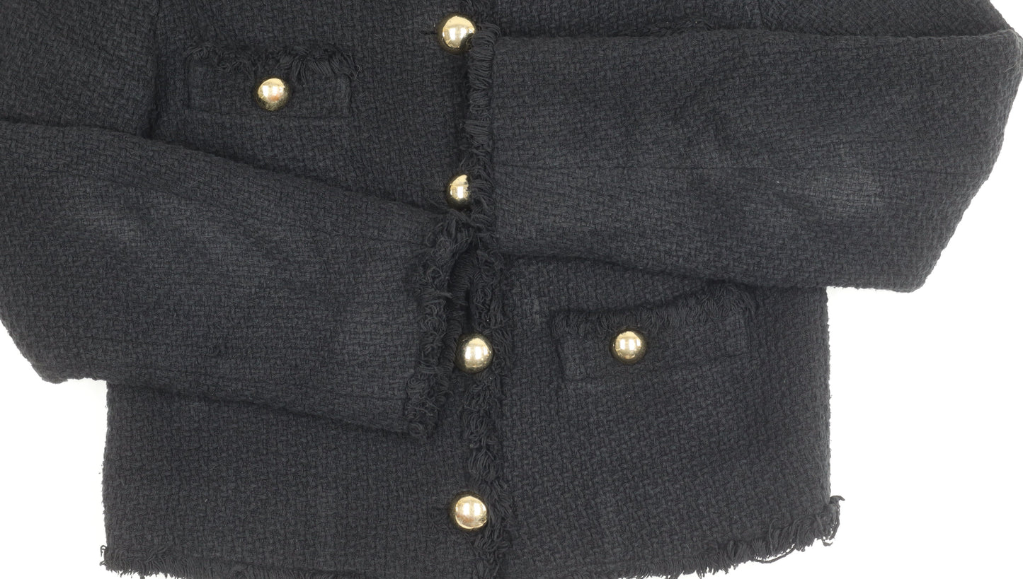 Womens UK Size 10 MNG Regular Black Blazer