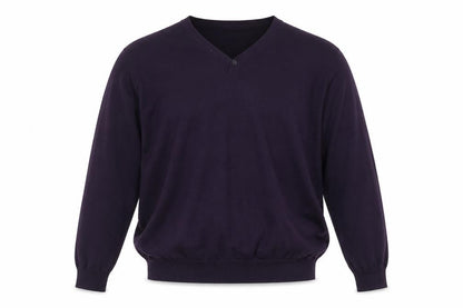 Mens UK Size XL Marks and Spencer Purple Pullover Jumper