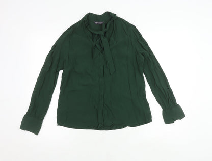 Womens UK Size 10 Marks and Spencer Green  Blouse
