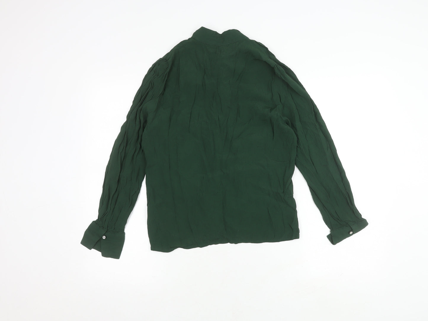 Womens UK Size 10 Marks and Spencer Green  Blouse
