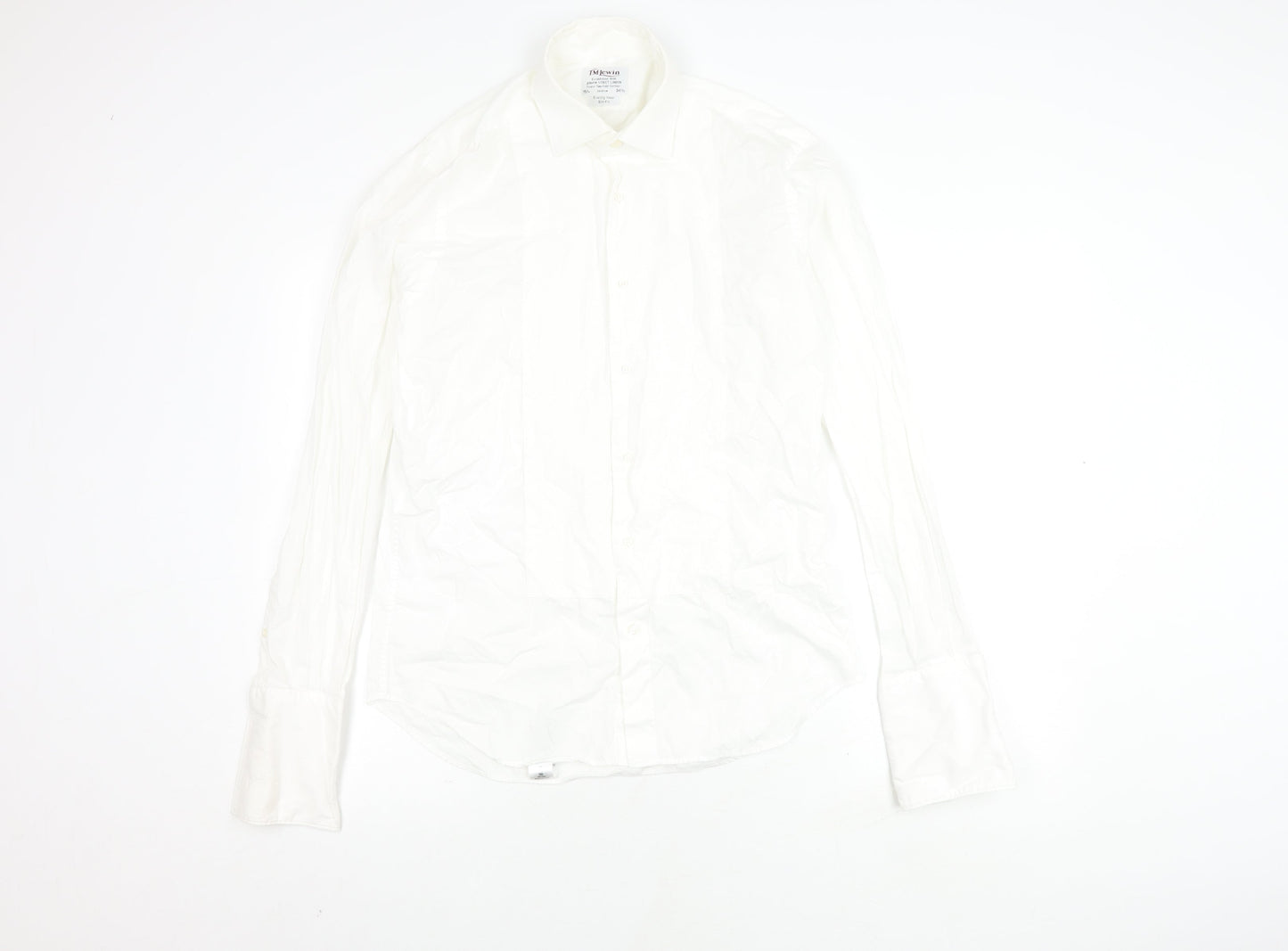 T.M.Lewin Men's White Slim Fit Dress Shirt