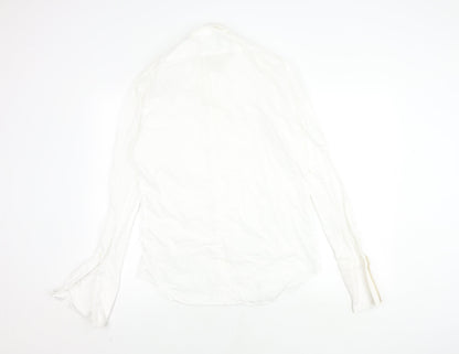 T.M.Lewin Men's White Slim Fit Dress Shirt