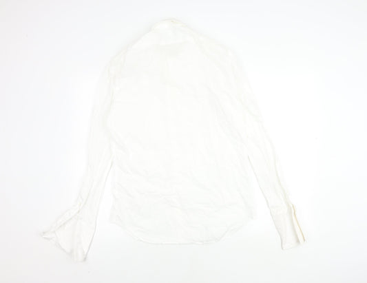 T.M.Lewin Men's White Slim Fit Dress Shirt