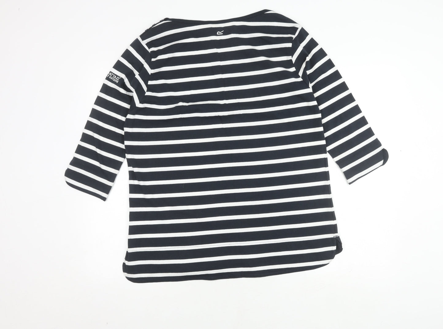 Womens UK Size 18 Regatta Great Outdoors Black Basic T-Shirt