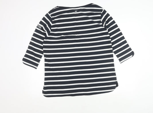 Womens UK Size 18 Regatta Great Outdoors Black Basic T-Shirt