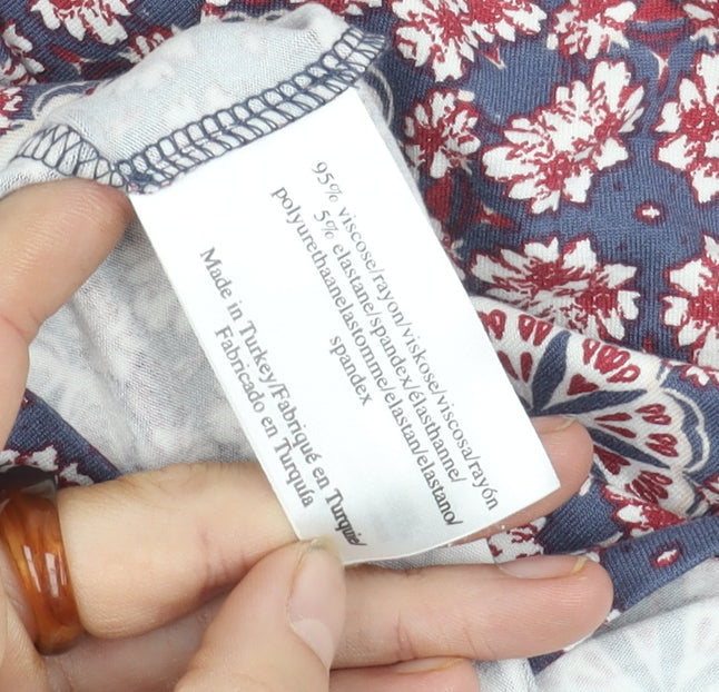 Laura Ashley Women’s Multicoloured Dress, Size 10, V-Neck