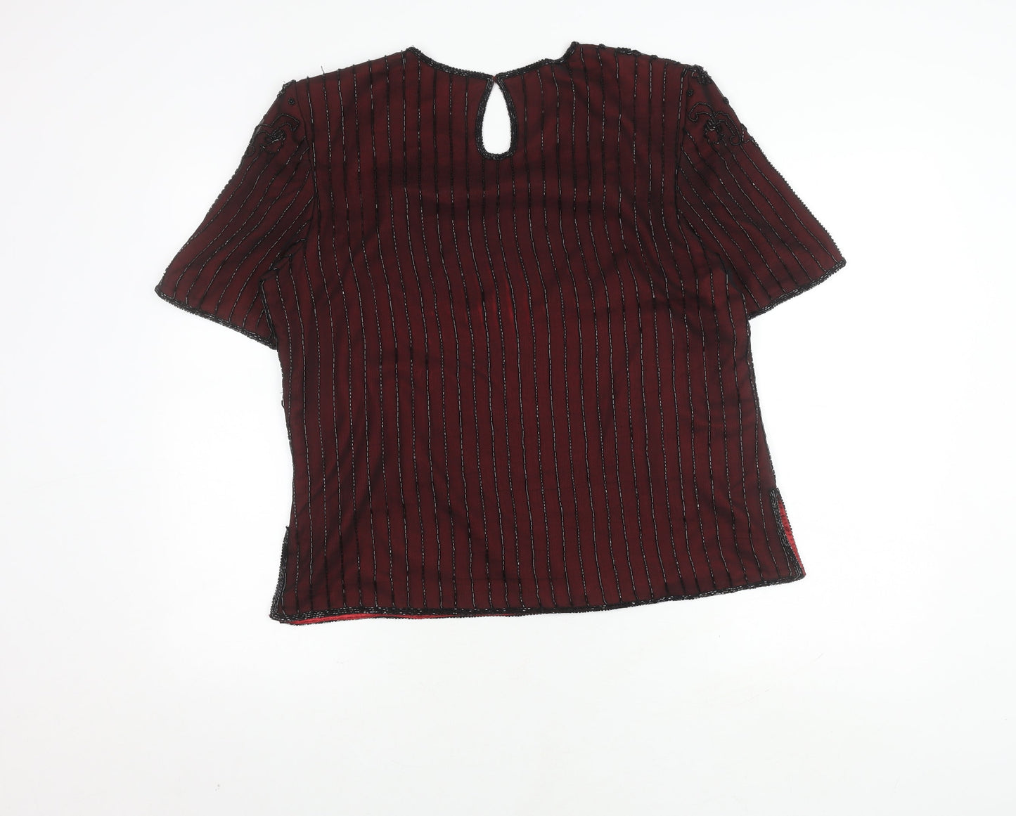 Womens UK Size L House of Fraser Red  Blouse