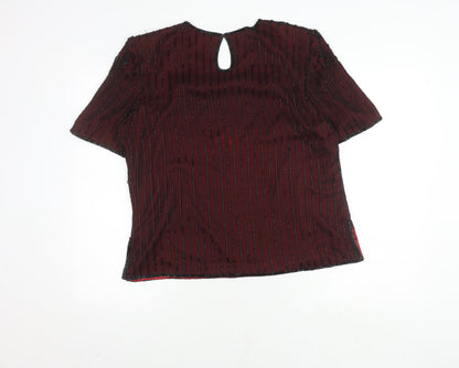 Womens UK Size L House of Fraser Red  Blouse