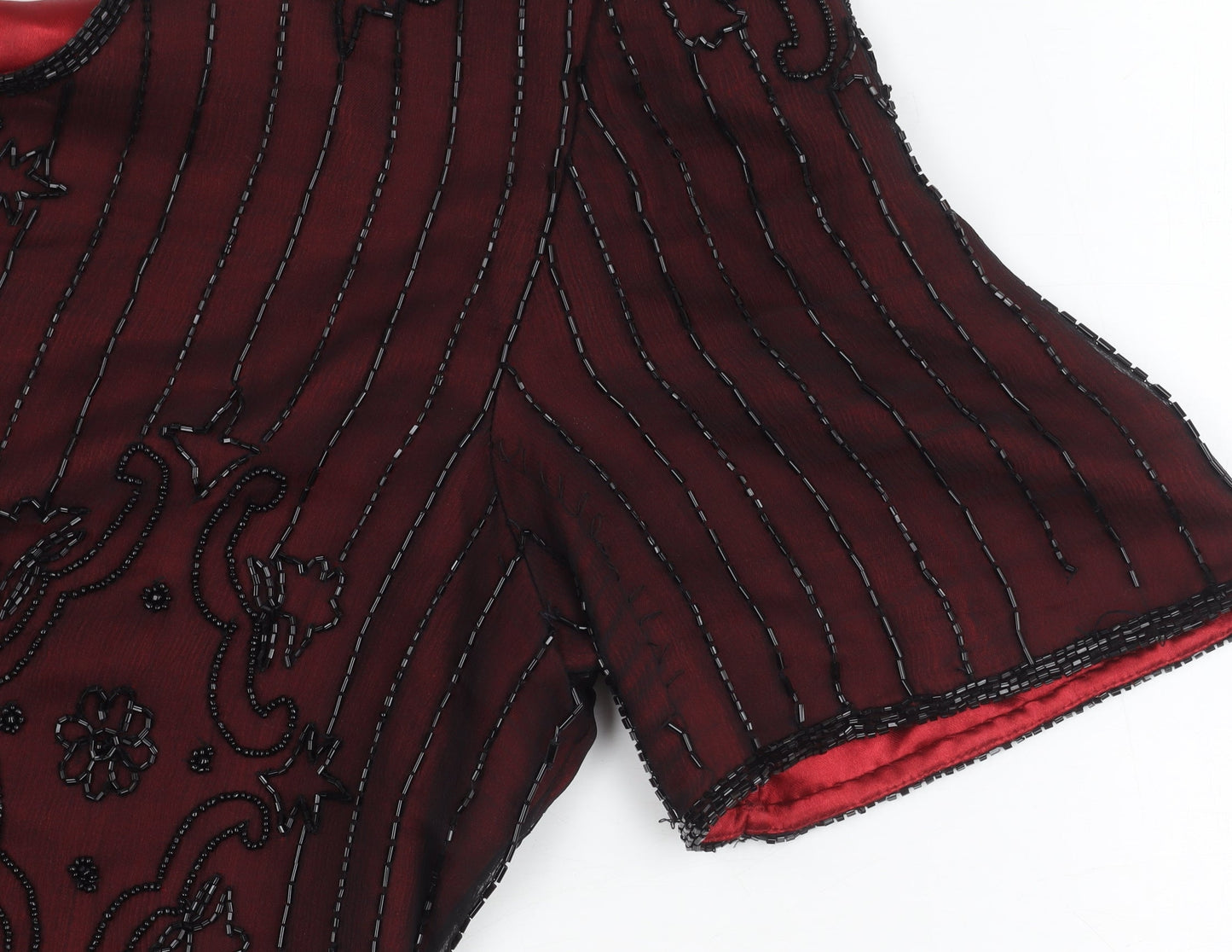 Womens UK Size L House of Fraser Red  Blouse
