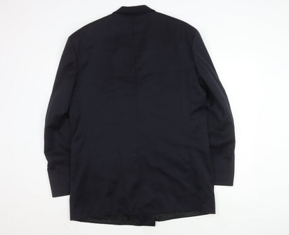 Burton Men's Blue Wool Blazer 42L Classic Formal