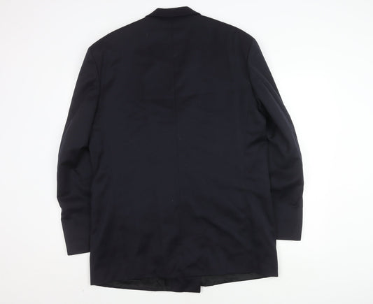 Burton Men's Blue Wool Blazer 42L Classic Formal