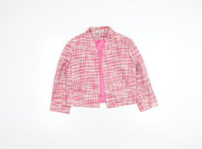 EPS Pink Checked Blazer - Women Size 8