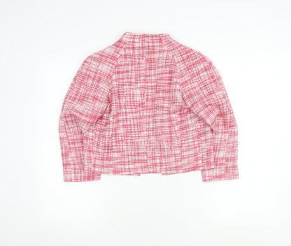 EPS Pink Checked Blazer - Women Size 8