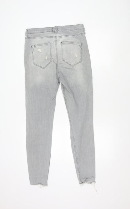 River Island Women's Grey Skinny Jeans Size 14