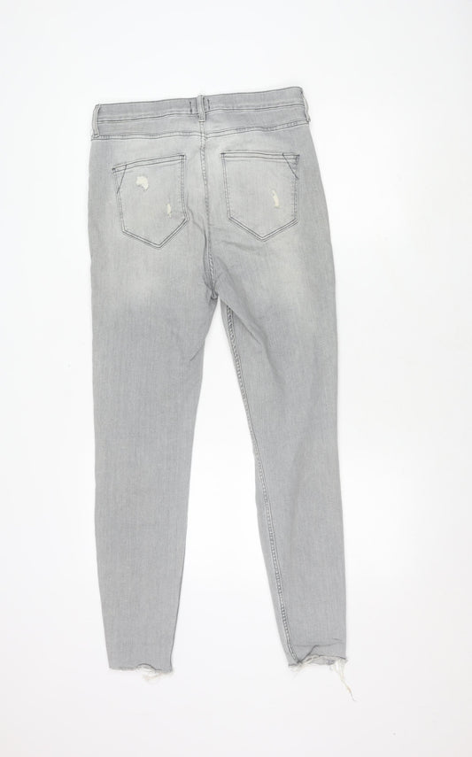 River Island Women's Grey Skinny Jeans Size 14